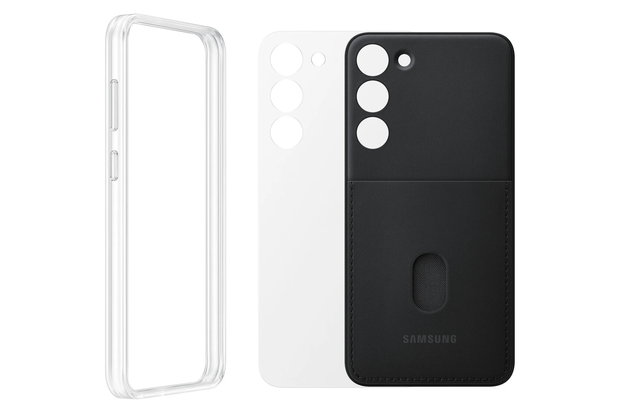 Samsung Frame Case for Galaxy S23+ in Transparent / Black - Image 5