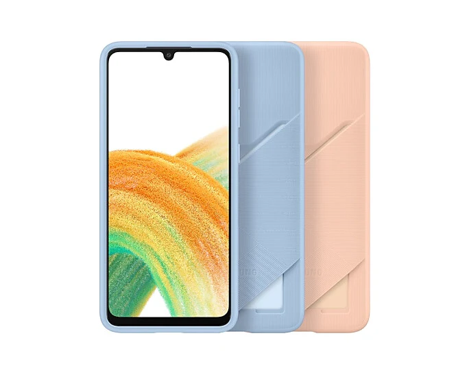 Samsung Card Slot Case for Galaxy A33 (5G) in Peach - Image 6