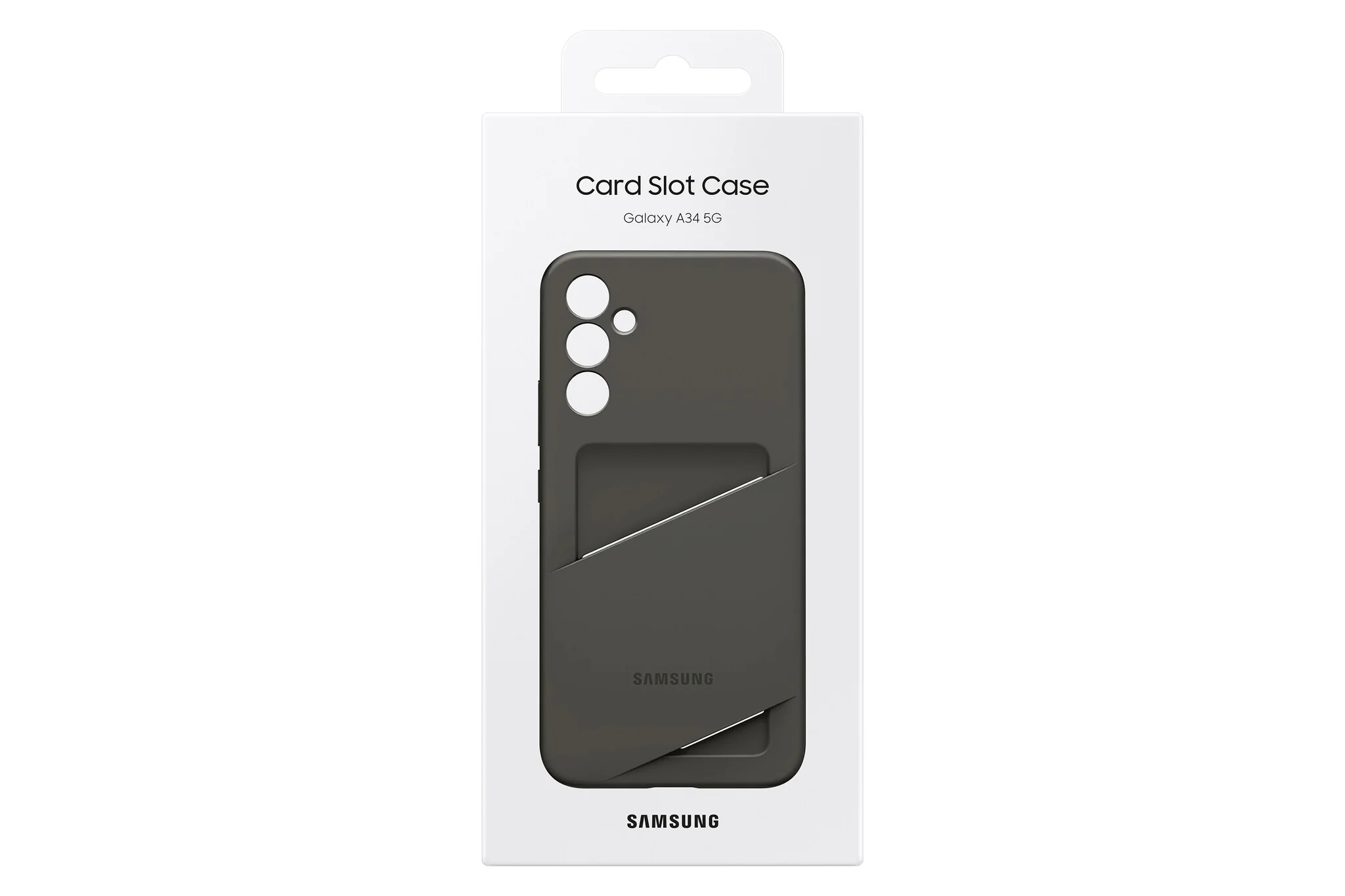 Samsung Card Slot Case for Galaxy A34 in Black - Image 7