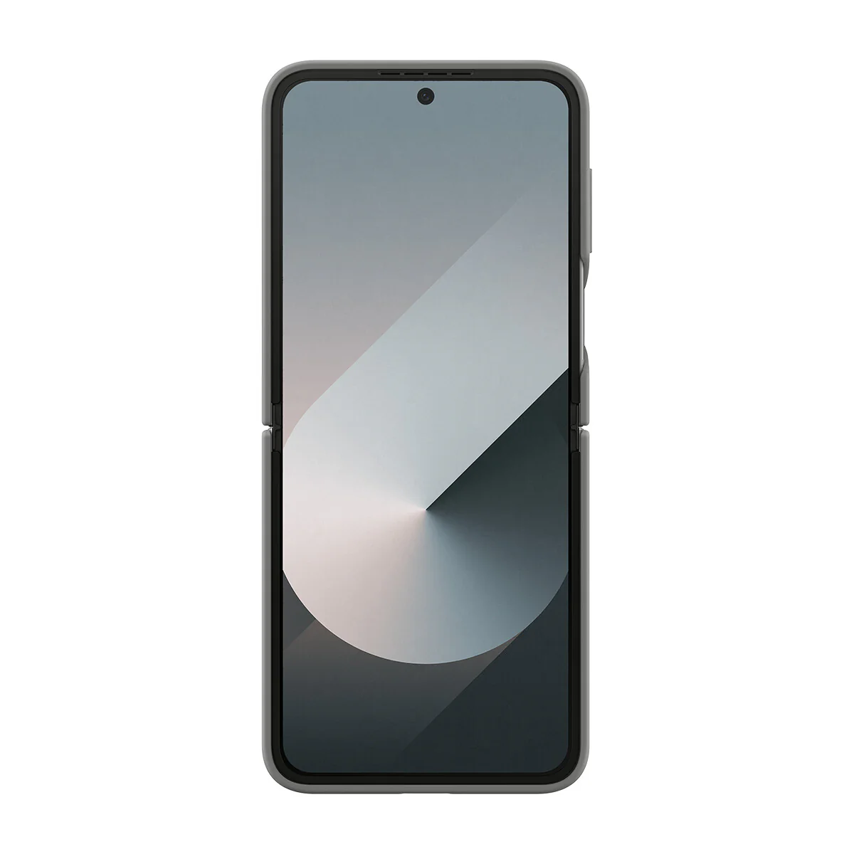 Samsung Silicone Case with Ring for Z Flip6 in Grey - Image 2