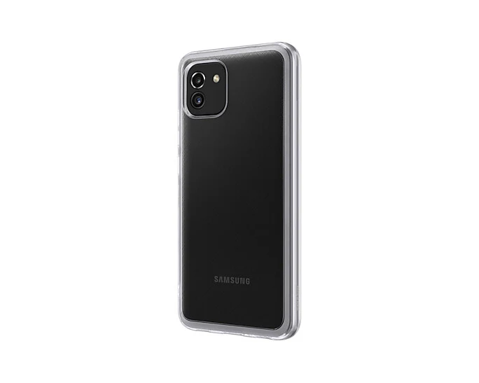 Samsung Soft Clear Cover for Galaxy A03 in Transparent - Image 3