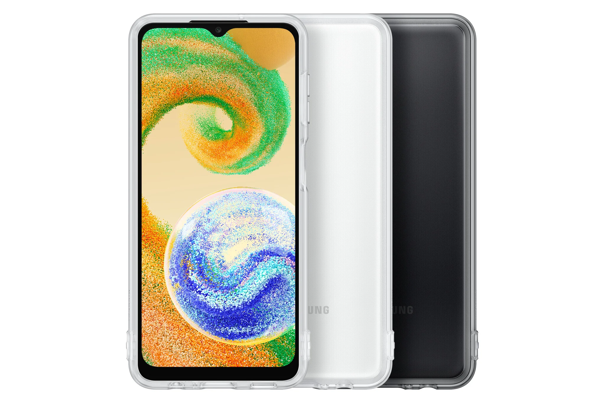Samsung Soft Clear Cover for Galaxy A04s in Transparent - Image 5