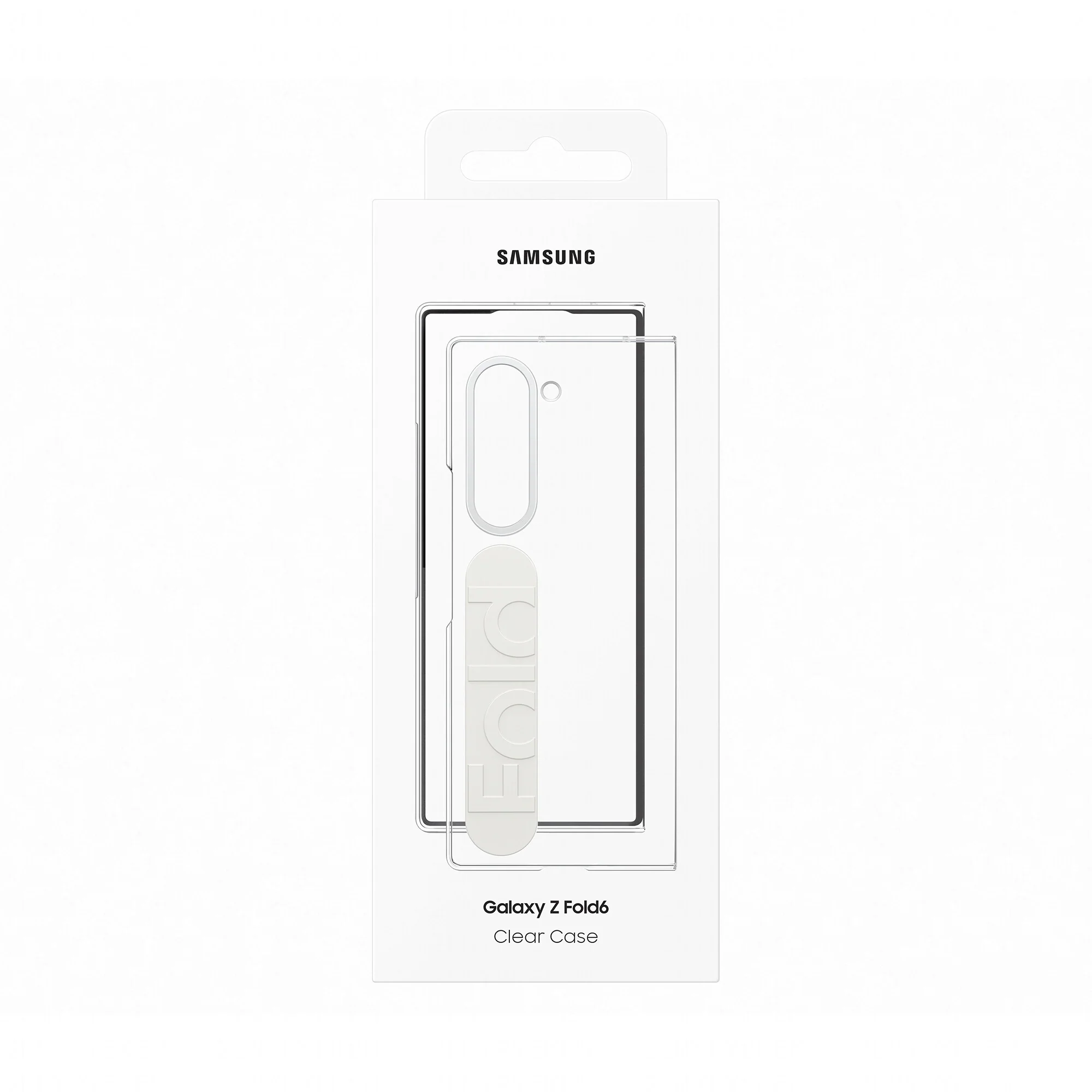 Samsung Clear Grip Case for Z Fold6 in Transparent - Image 5