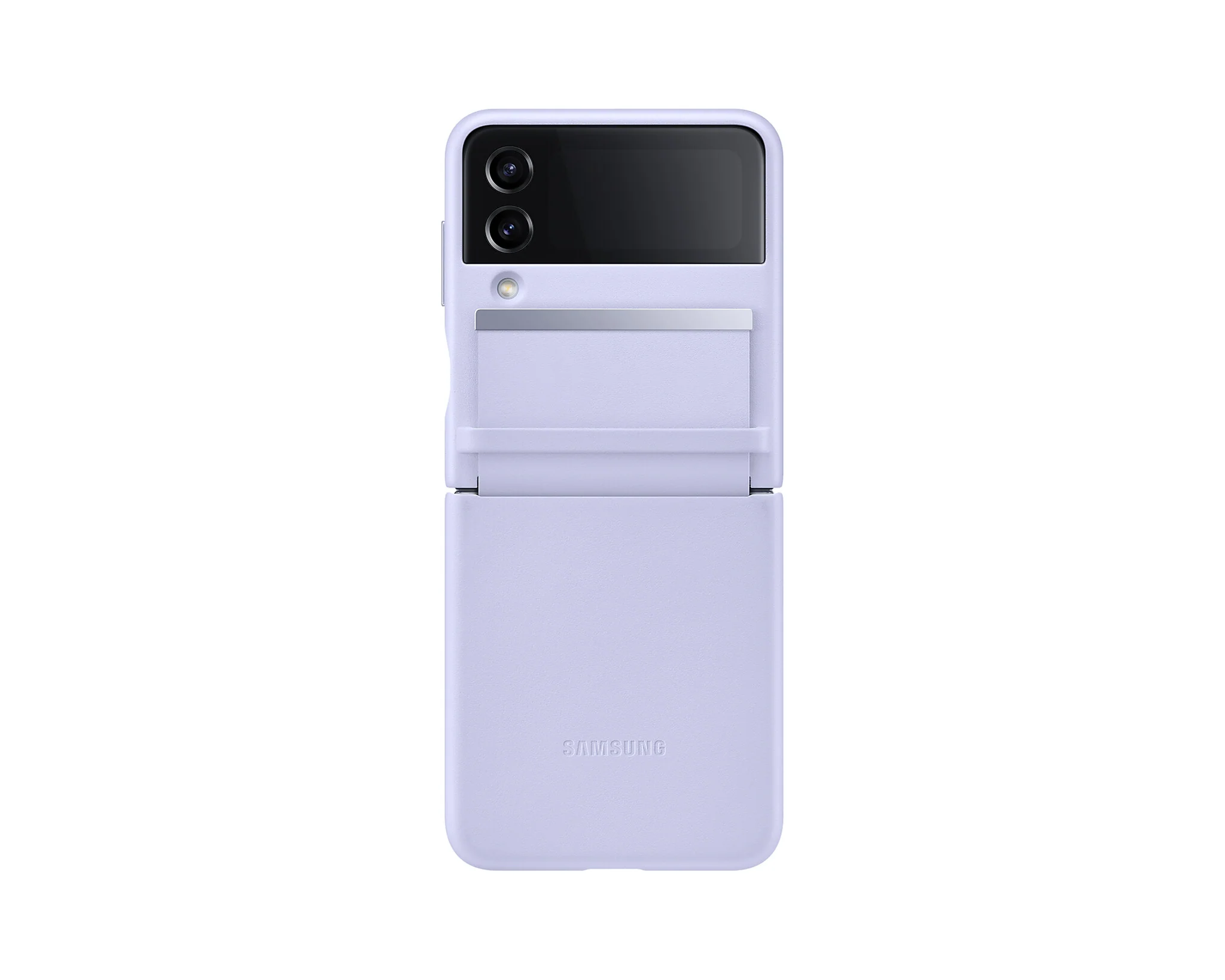Samsung Flap Leather Cover for Galaxy Z Flip4 in Purple - Image 4