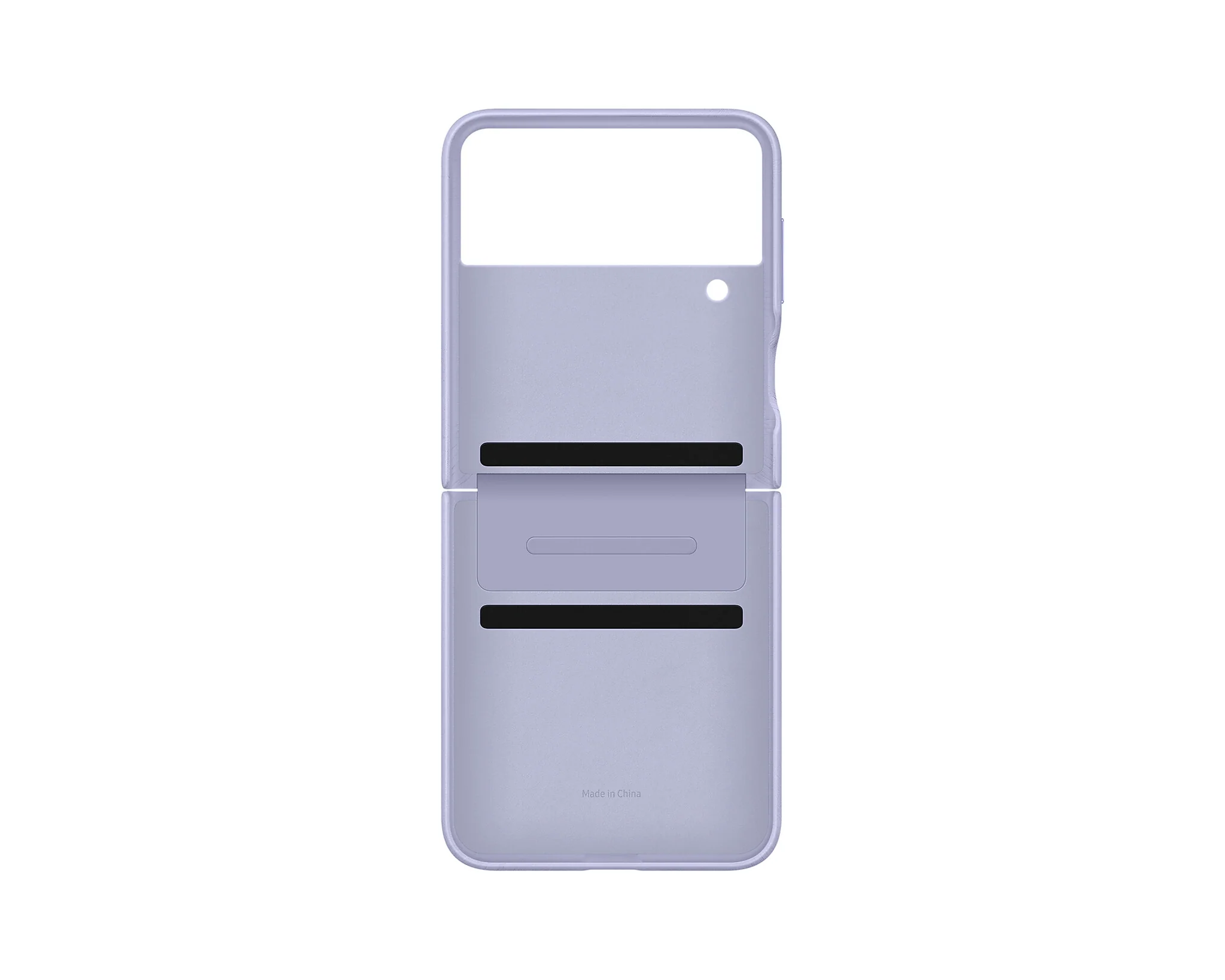 Samsung Flap Leather Cover for Galaxy Z Flip4 in Purple - Image 5