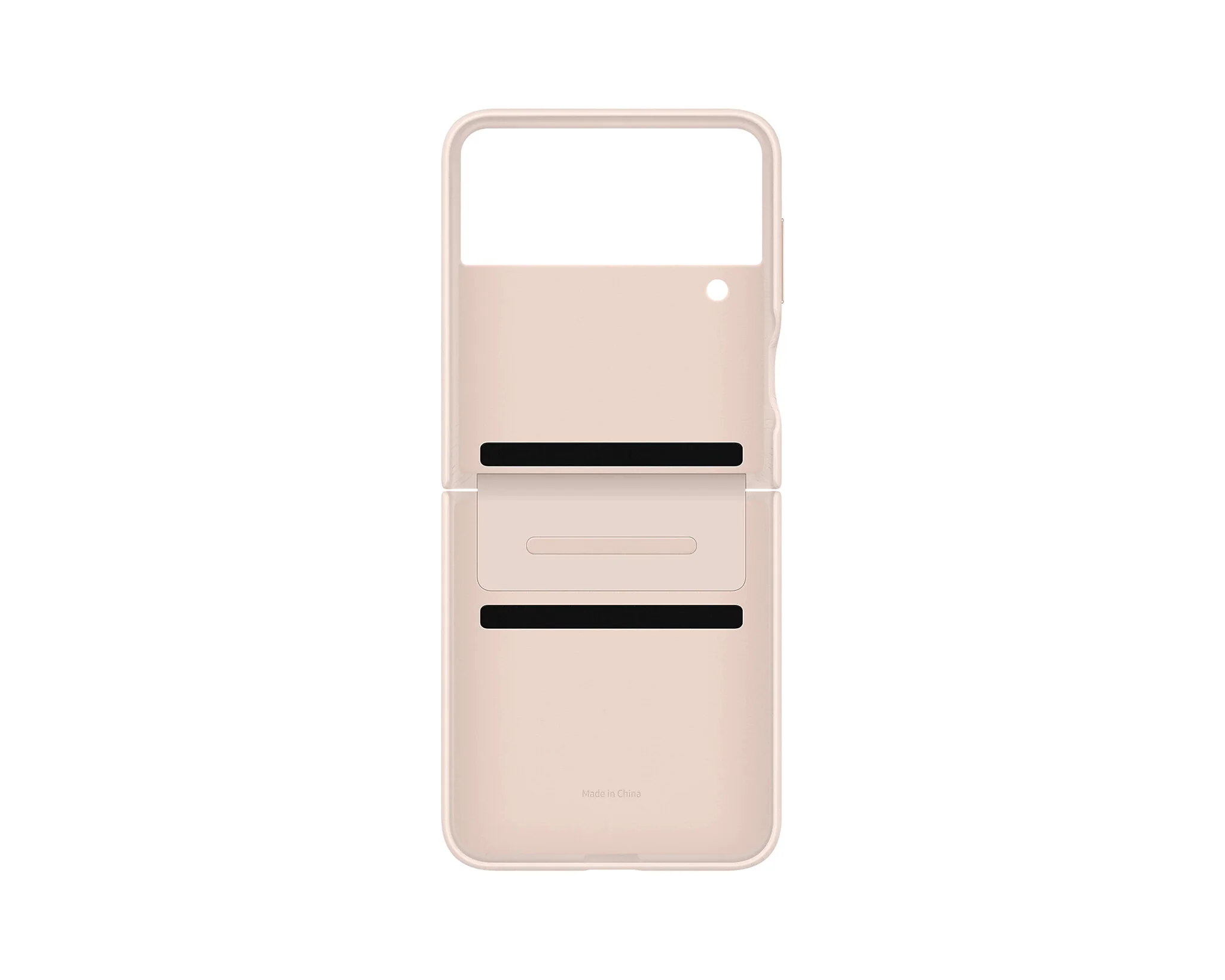 Samsung Flap Leather Cover for Galaxy Z Flip4 in Peach - Image 4