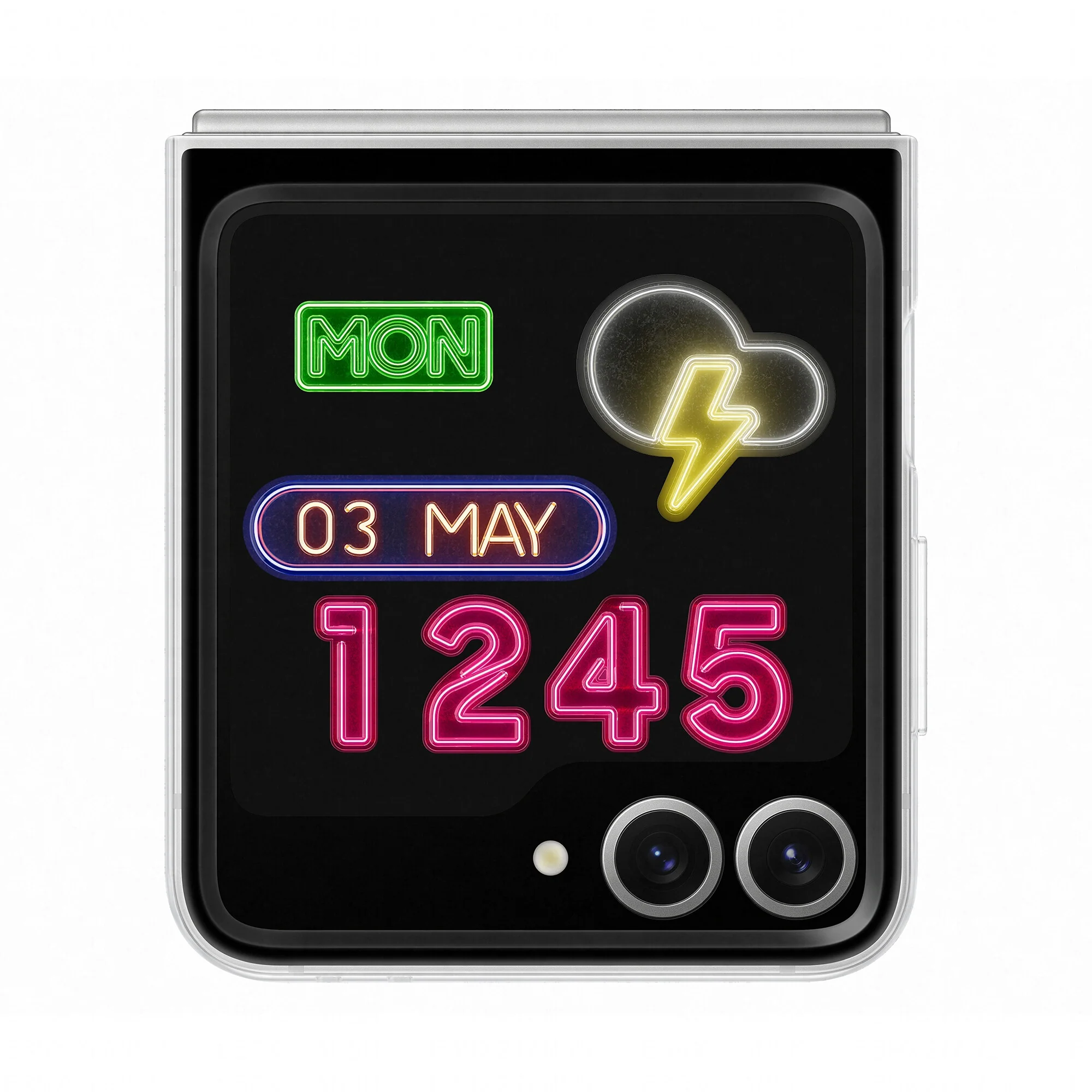 Samsung Flipsuit Flip Phone Case for Galaxy Z Flip6 in Transparent - Image 3