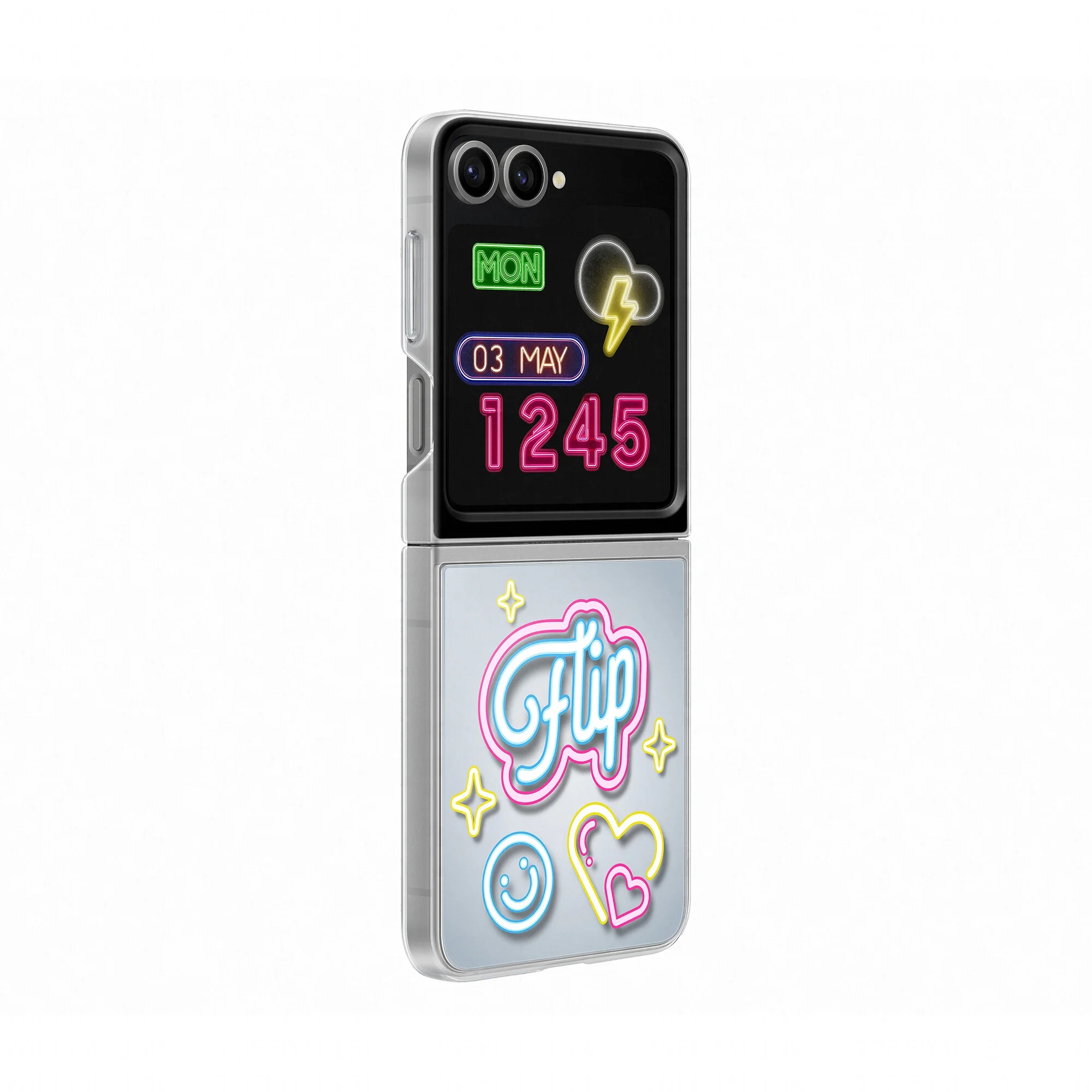 Samsung Flipsuit Flip Phone Case for Galaxy Z Flip6 in Transparent - Image 4