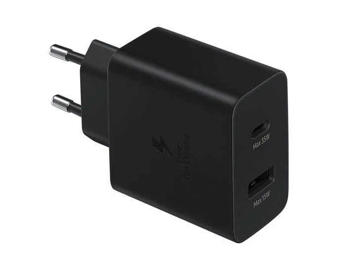 Samsung EP-TA220NBEGEU mobile device charger Headphones, Headset, Laptop, Smartphone, Smartwatch, Tablet Black AC Indoor
