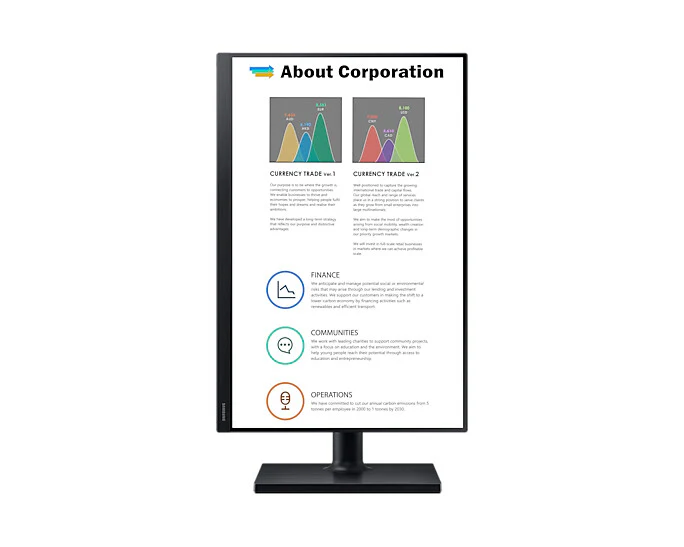 Samsung F24T450GYU computer monitor 61 cm (24") 1920 x 1200 pixels WUXGA LCD Black - Image 13