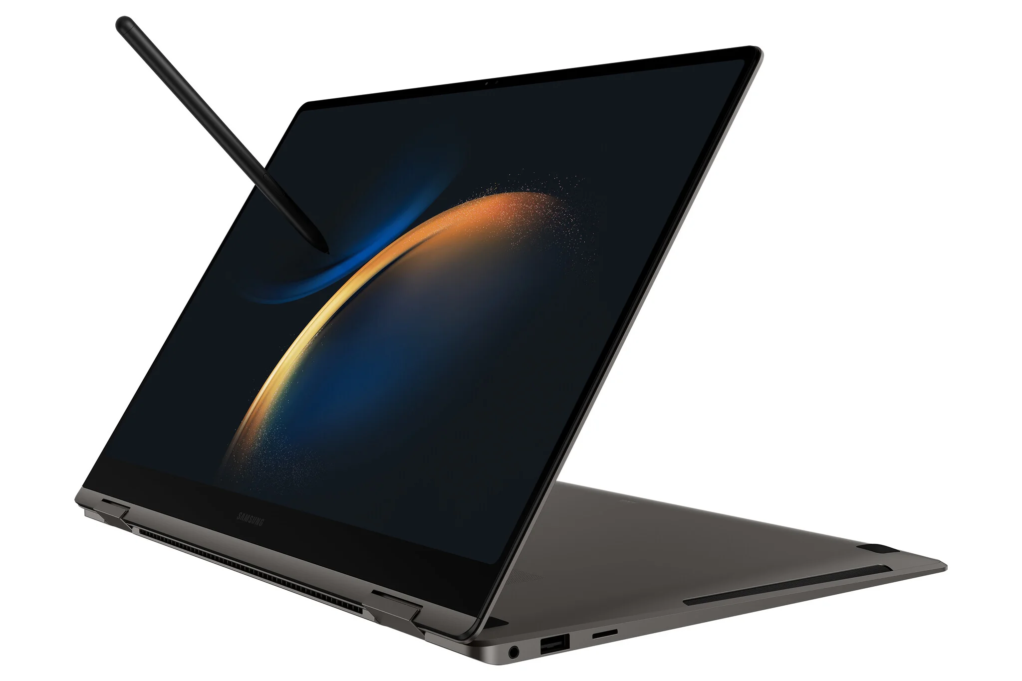 Samsung Galaxy Book3 Pro 360 Hybrid (2-in-1) - 40.6 cm (16") - Touchscreen - Intel® Core™ i7-1360P - 16 GB LPDDR5-SDRAM - 1 TB SSD - Wi-Fi 6E - Windows 11 Home - Graphite - Image 4