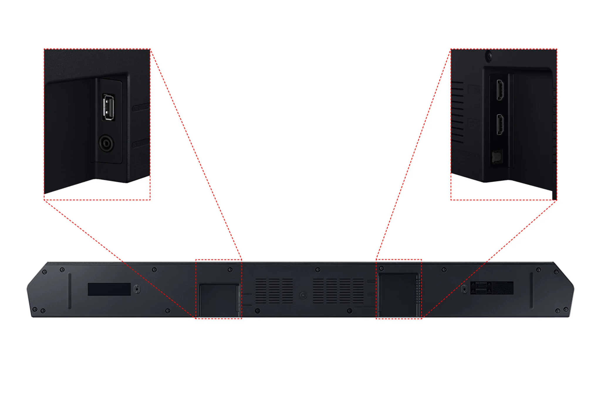 Samsung HW-Q600C - Bluetooth Cinematic Soundbar with Dolby Atmos, DTS:X & Wireless Subwoofer in Black - Image 10