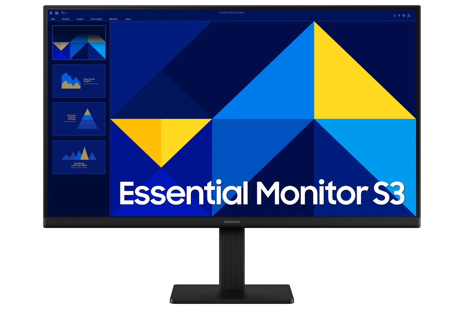Samsung Essential S3 - 61 cm (24") - 1920 x 1080 pixels FHD LCD Monitor