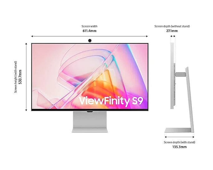 Samsung ViewFinity S9 - 68.6 cm (27") - 5120 x 2880 pixels 5K Ultra HD LED Monitor - Image 14