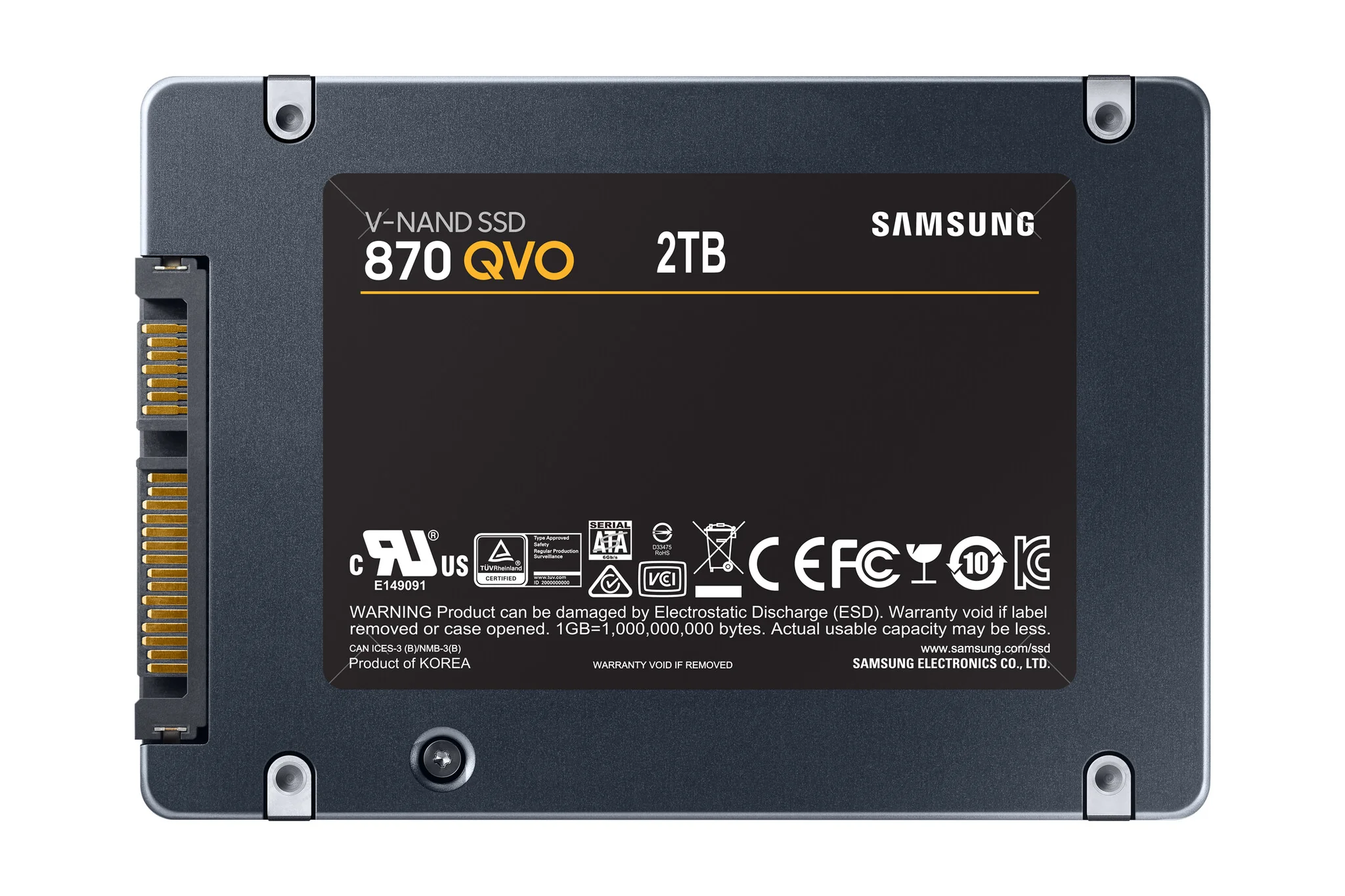 Samsung Serial ATA III V-NAND MLC 2.5" SSD - 2 TB - Image 2