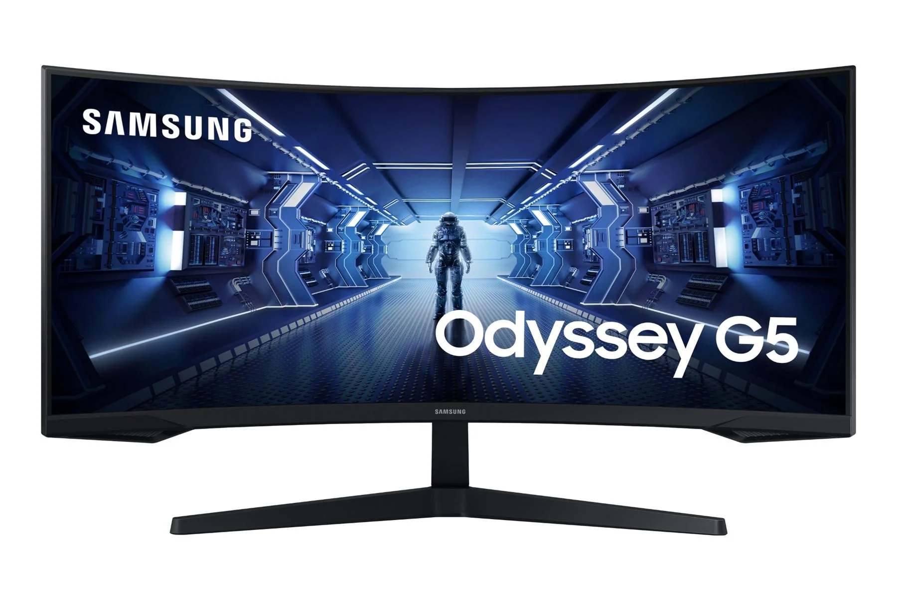 Samsung Odyssey G55T 86.4 cm (34") 3440 x 1440 pixels UltraWide Quad HD LED Black Monitor