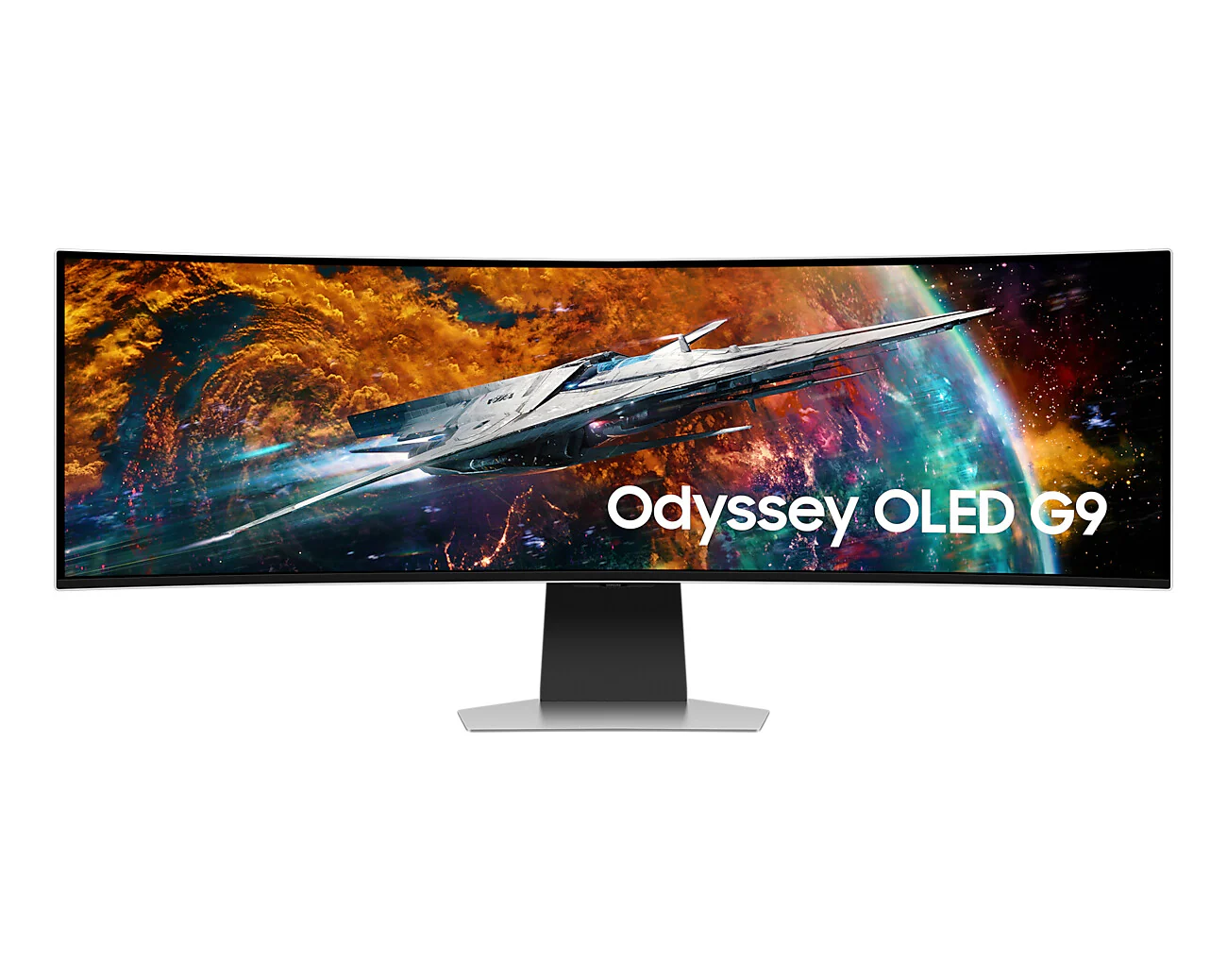 Samsung Odyssey LS49CG950SUXDU computer monitor 124.5 cm (49") 5120 x 1440 pixels Dual QHD OLED Silver