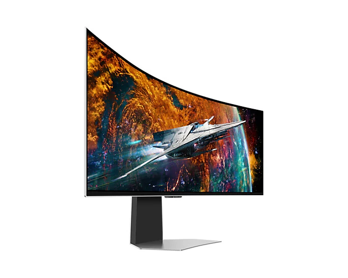 Samsung Odyssey LS49CG950SUXDU computer monitor 124.5 cm (49") 5120 x 1440 pixels Dual QHD OLED Silver - Image 7