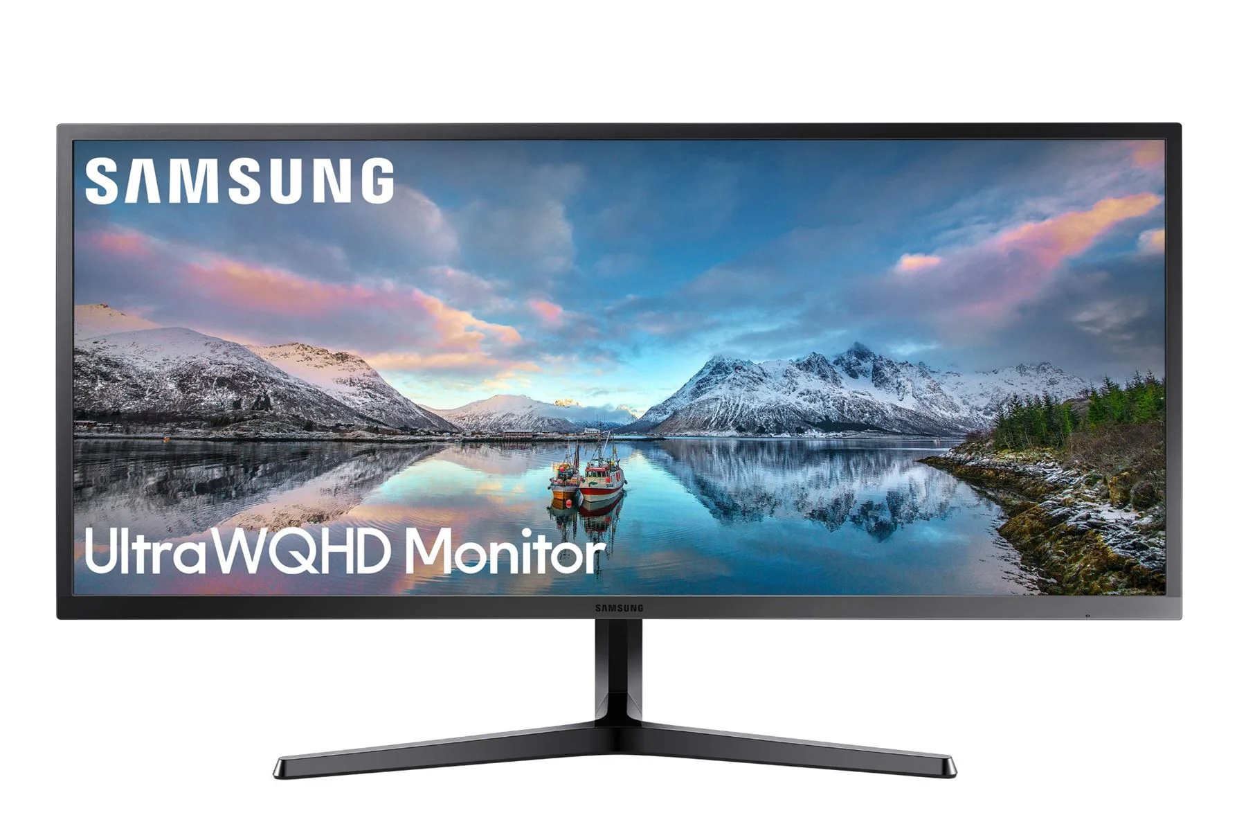 Samsung S34J550W 86.4 cm (34") 3440 x 1440 pixels UltraWide Quad HD LED Blue, Grey Monitor