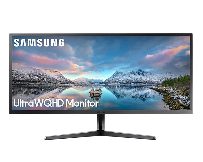 Samsung S34J552WQR 86.4 cm (34") 3440 x 1440 pixels UltraWide Quad HD LCD Black Monitor