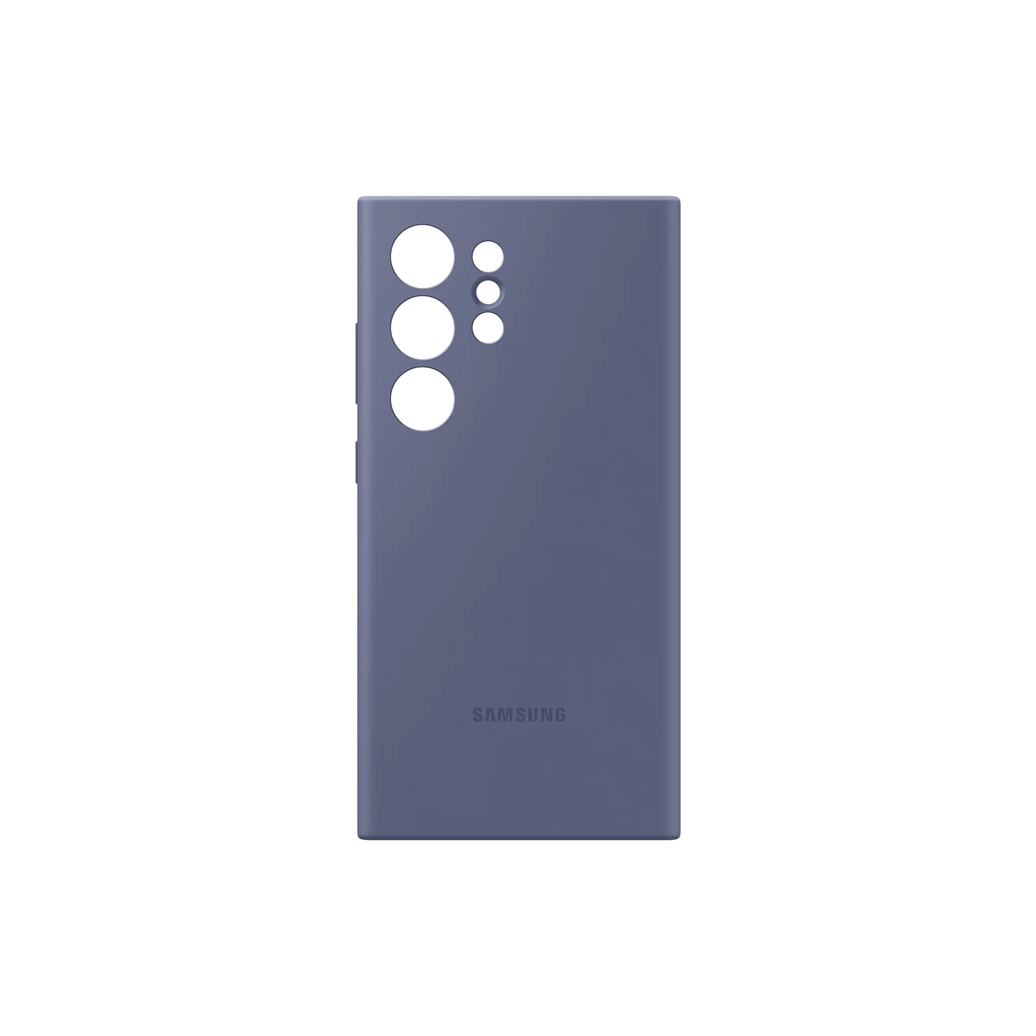 Samsung Silicone Case for Galaxy S24 Ultra in Violet - Image 4