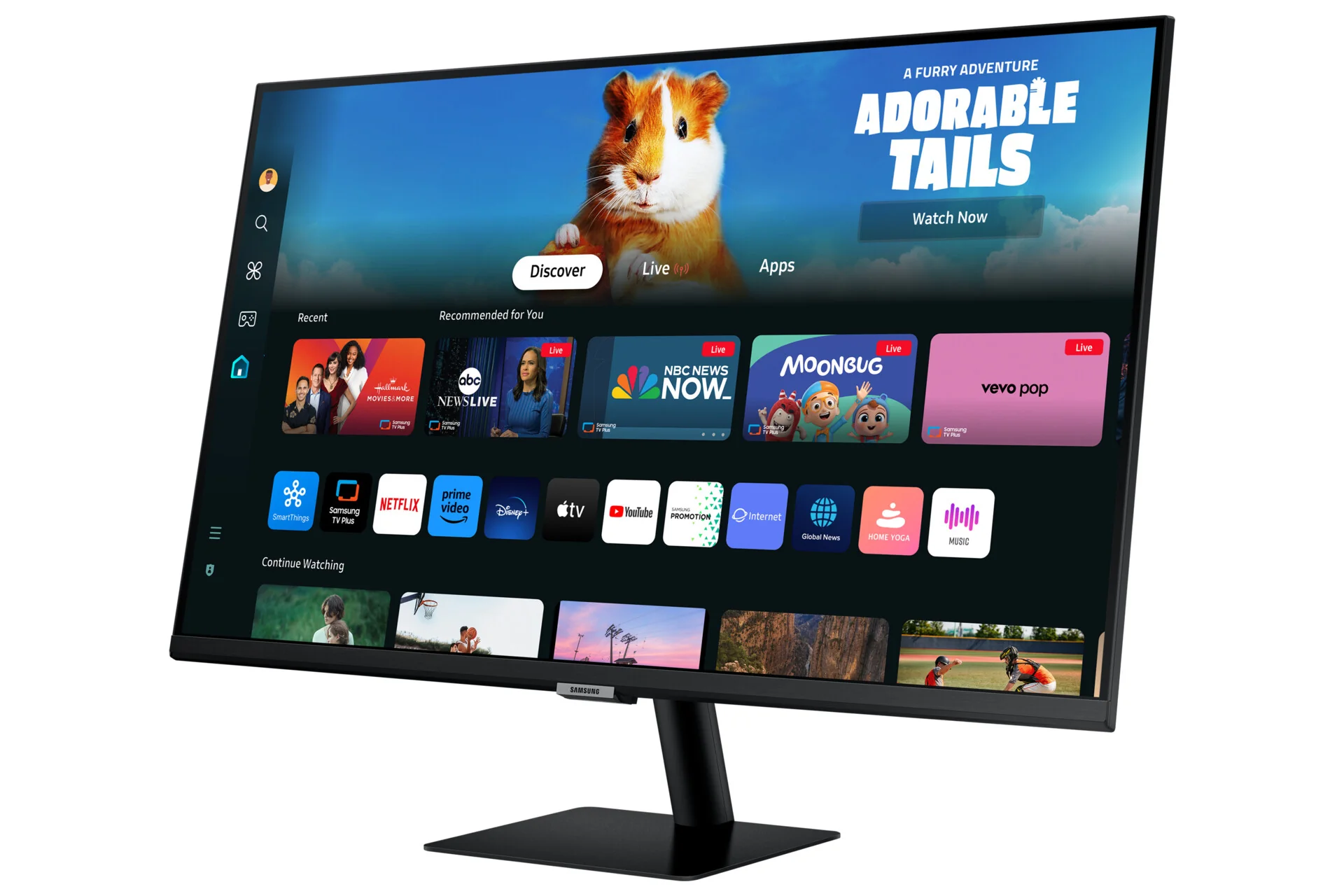 Samsung Smart Monitor M5 -  68.6 cm (27") - 1920 x 1080 pixels Full HD LED Monitor - Image 3