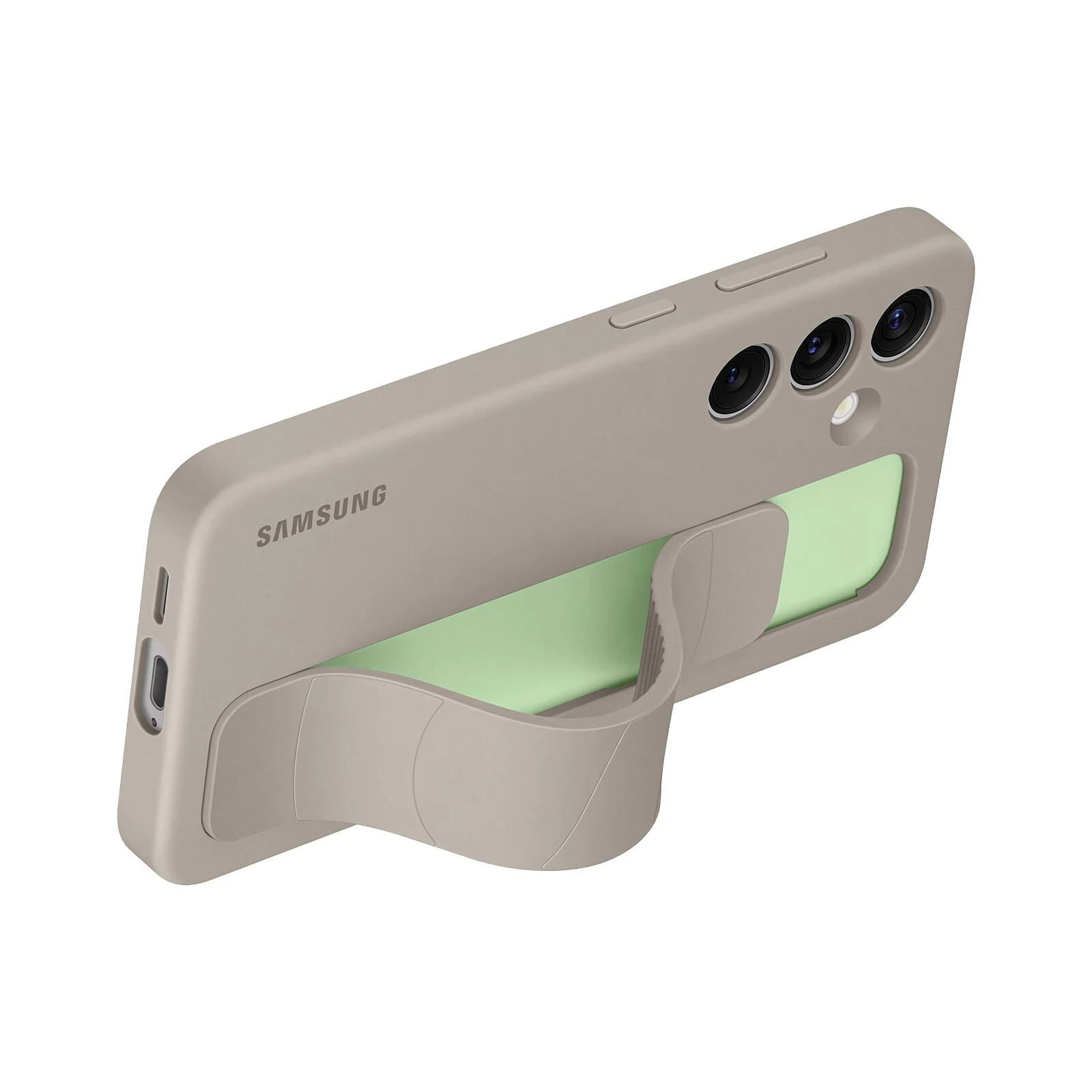 Samsung Standing Grip Case for Galaxy S24 in Taupe - Image 2