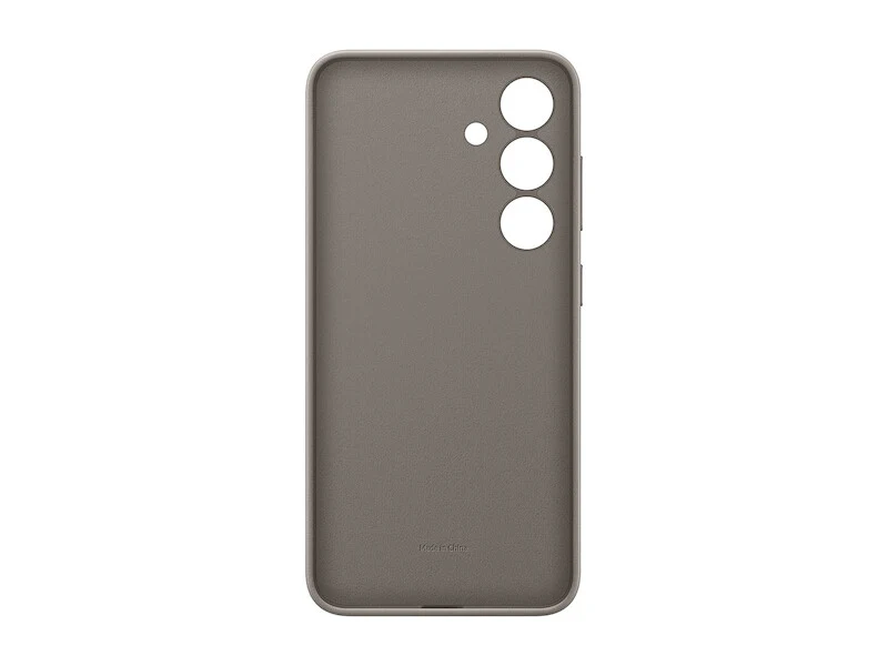 Samsung Vegan Leather Case for Galaxy S24 in Taupe - Image 4