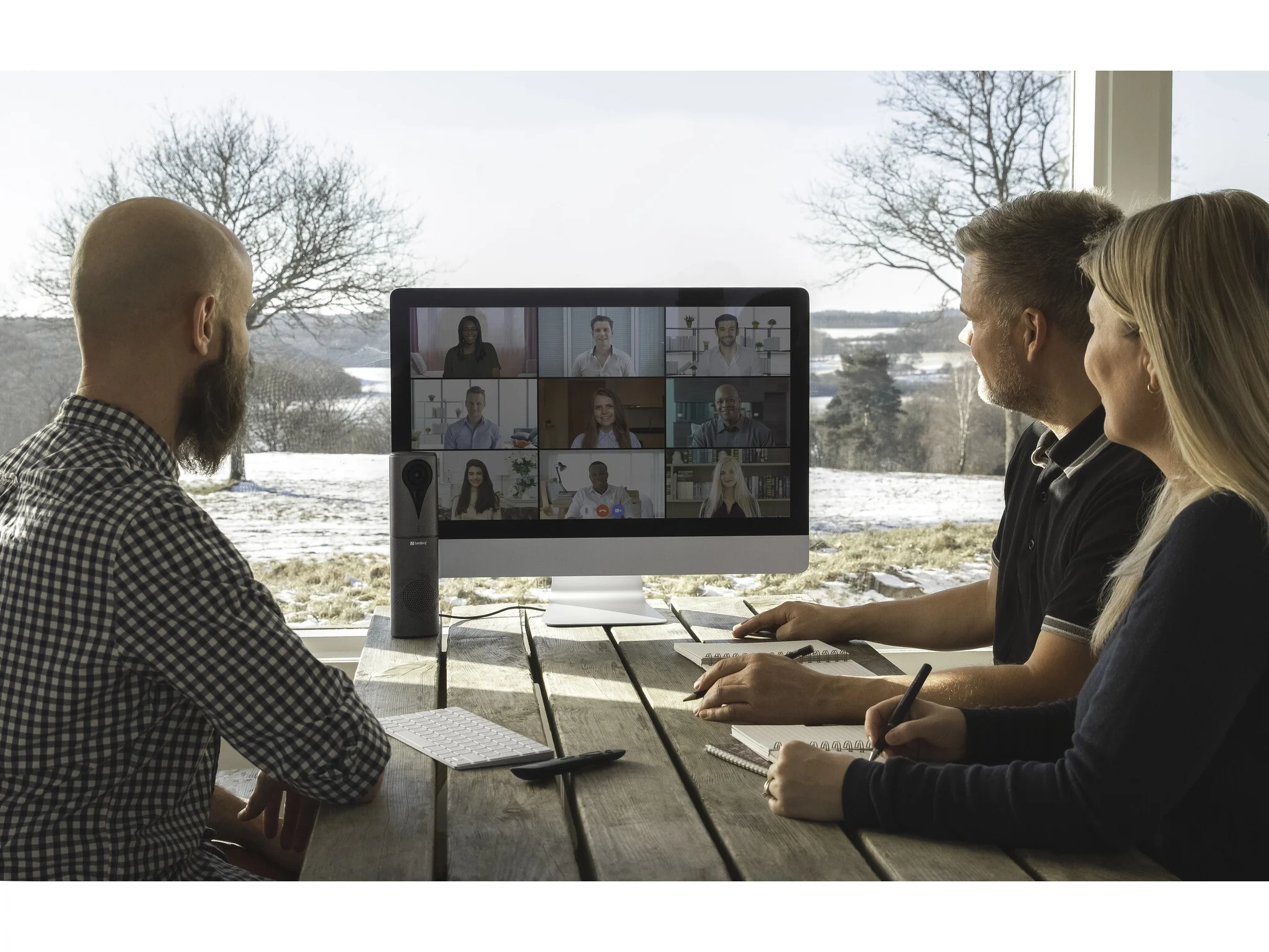Sandberg All-in-1 ConfCam - 1080p Full HD USB Webcam with Remote - Image 9