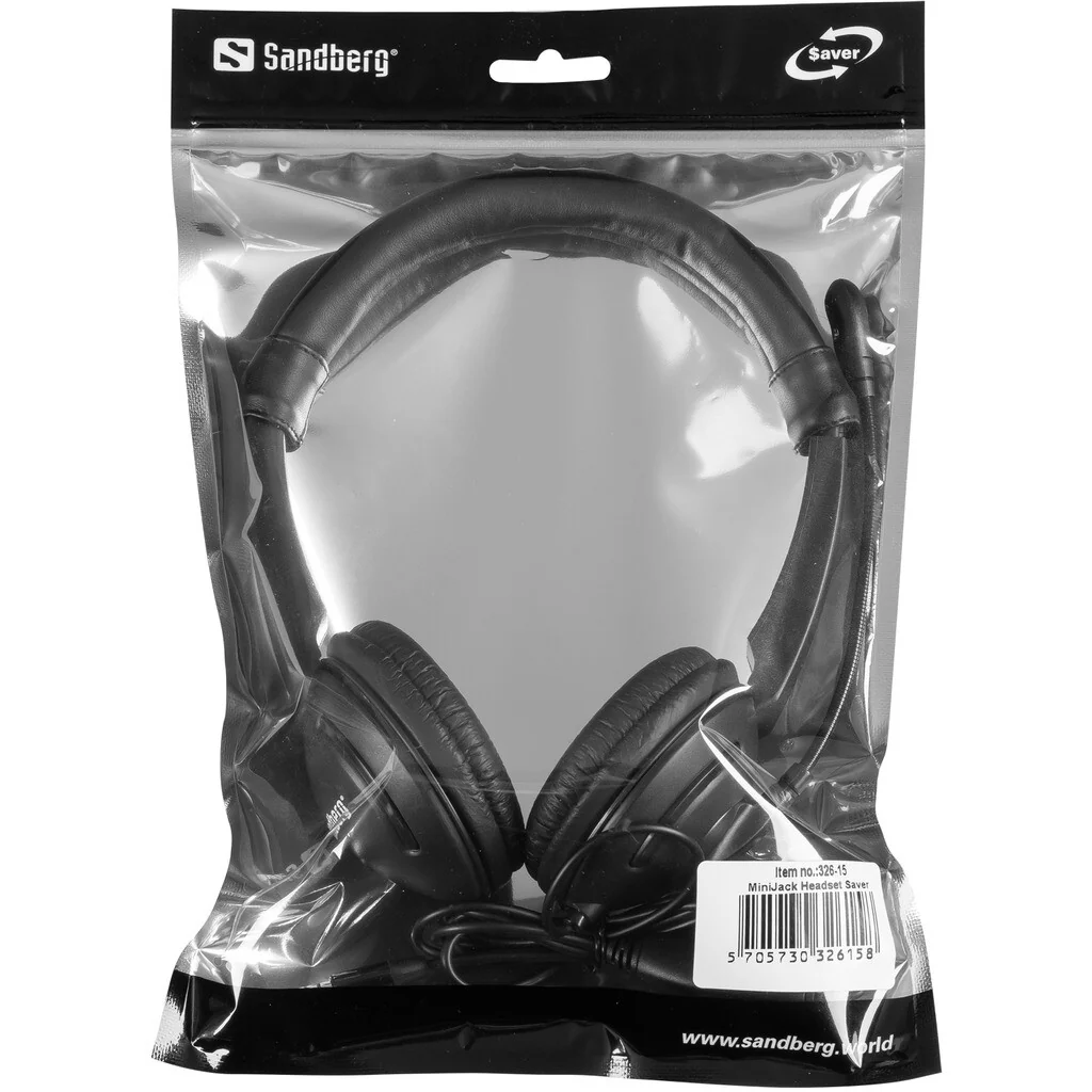 Sandberg MiniJack - Wired Headset in Black - Image 5
