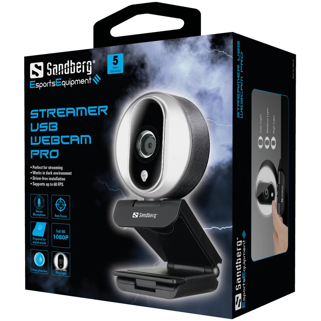 Sandberg Streamer Pro - 1080p USB Webcam - Image 5