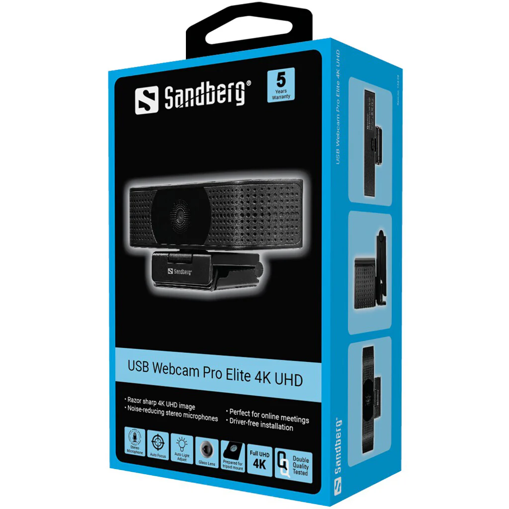 Sandberg Pro Elite - 4K UHD USB Webcam - Image 5
