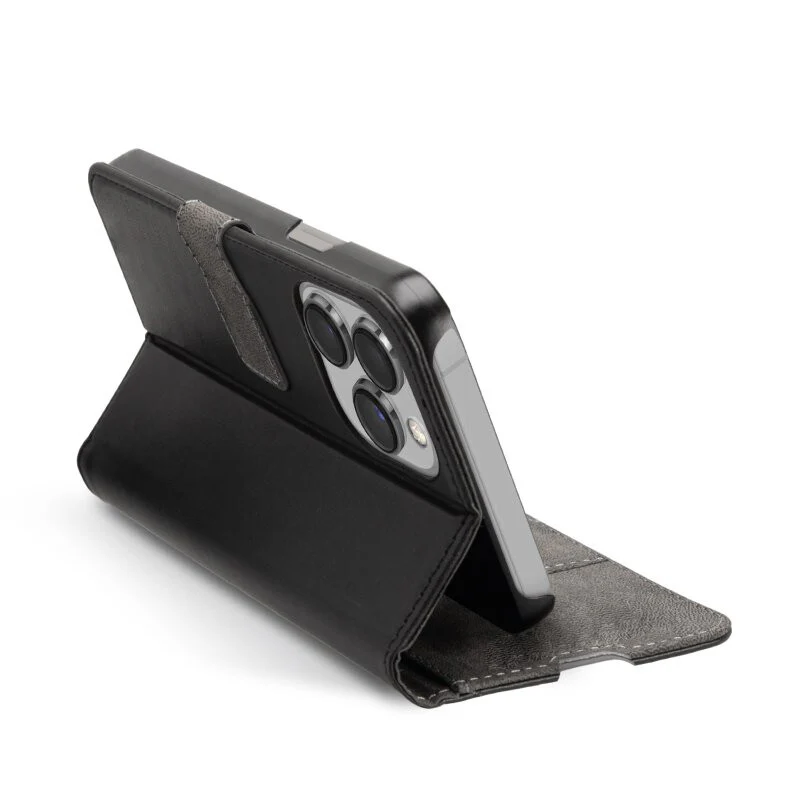 SBS Book Wallet mobile phone case for iPhone 14 Pro in Black - Image 3
