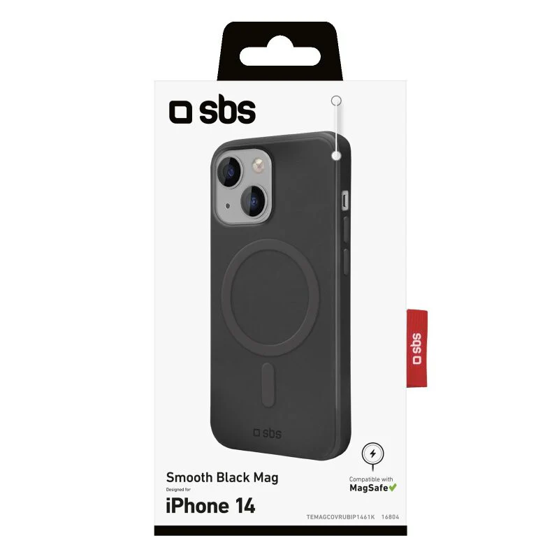 SBS Magsafe mobile phone case for iPhone 14 in Black - Image 3