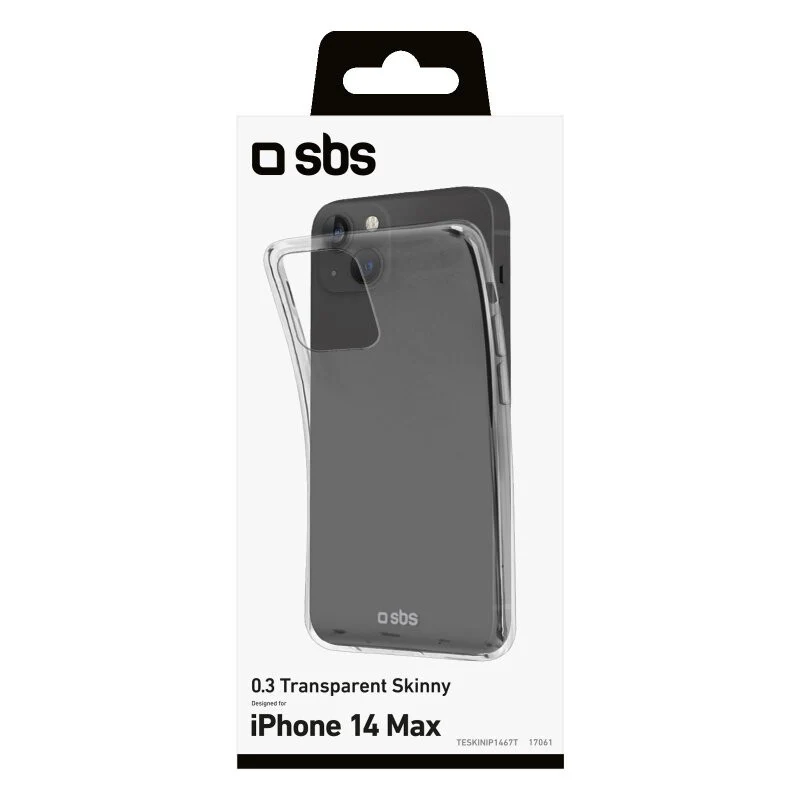 SBS Skinny mobile phone case for iPhone 14 Plus in Transparent - Image 2