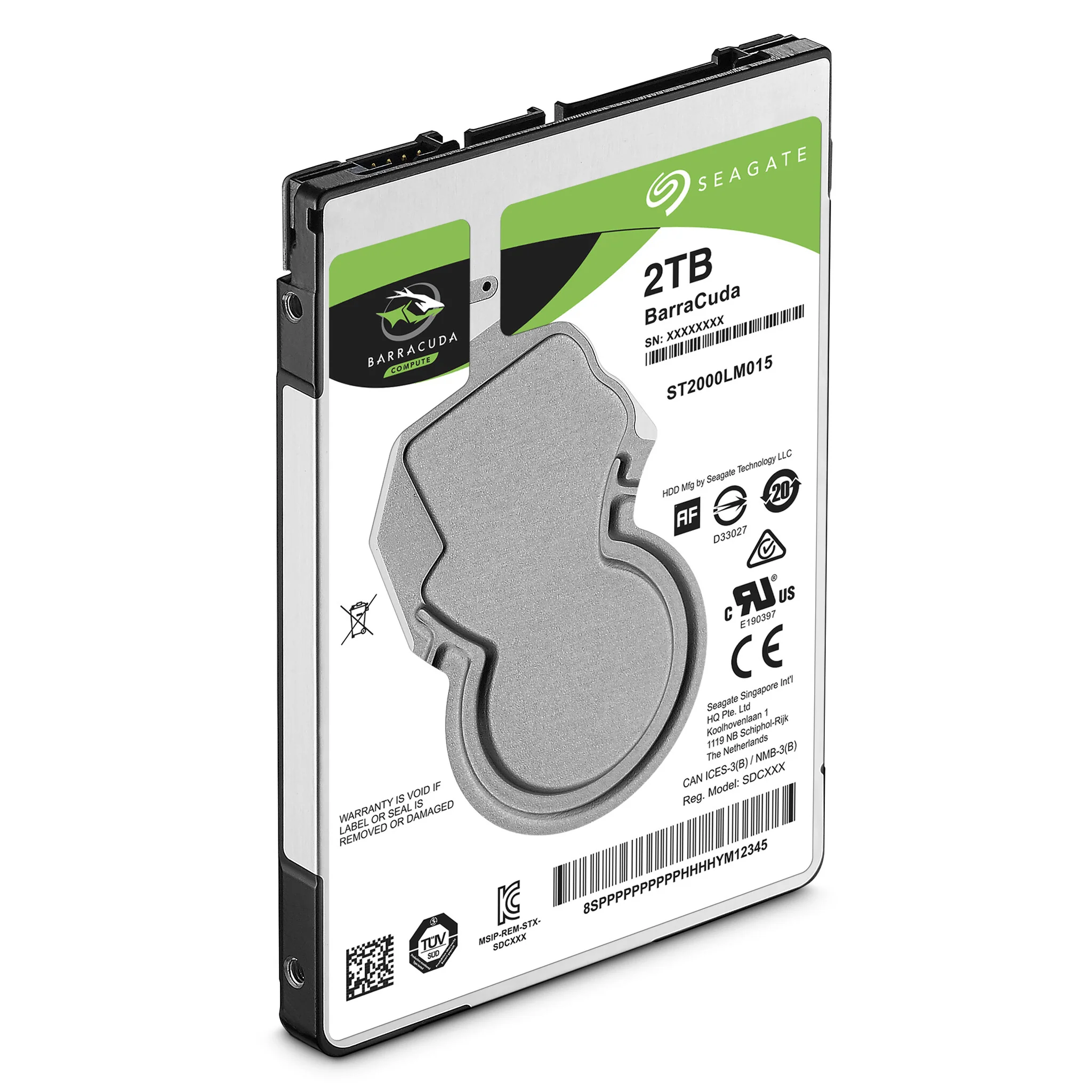 Seagate Barracuda - 5.4K RPM Serial ATA III 2.5" HDD - 2 TB - Image 4