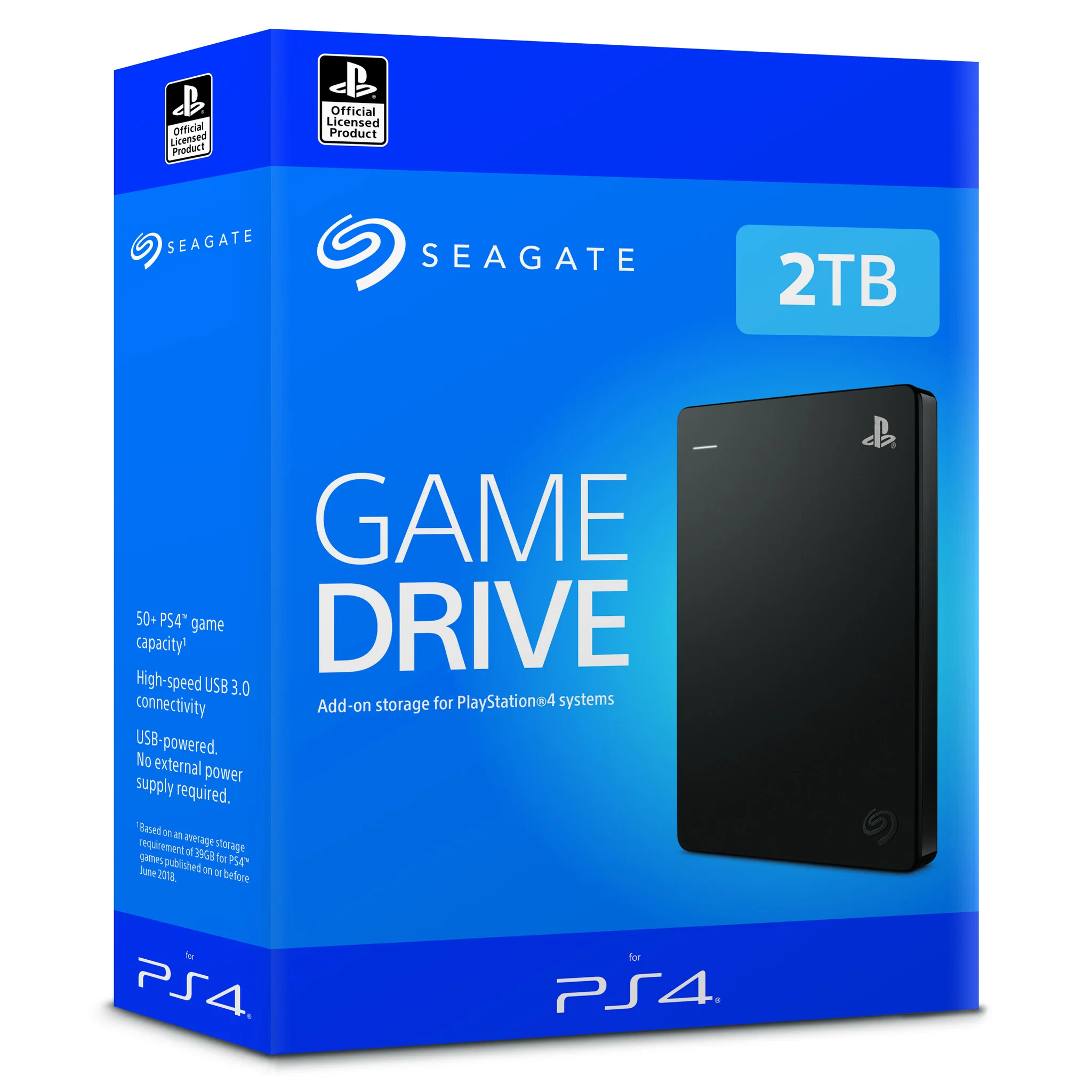Seagate Playstation Game Drive - External HDD in Black - 2 TB - Image 11