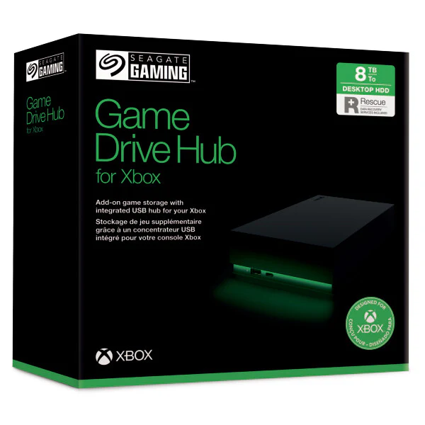 Seagate Game Drive Hub for Xbox - External HDD in Black - 8 TB - Image 9
