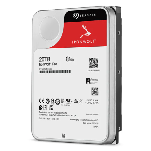 Seagate IronWolf Pro - 7.2K RPM Serial ATA III 3.5" HDD - 20 TB - Image 5