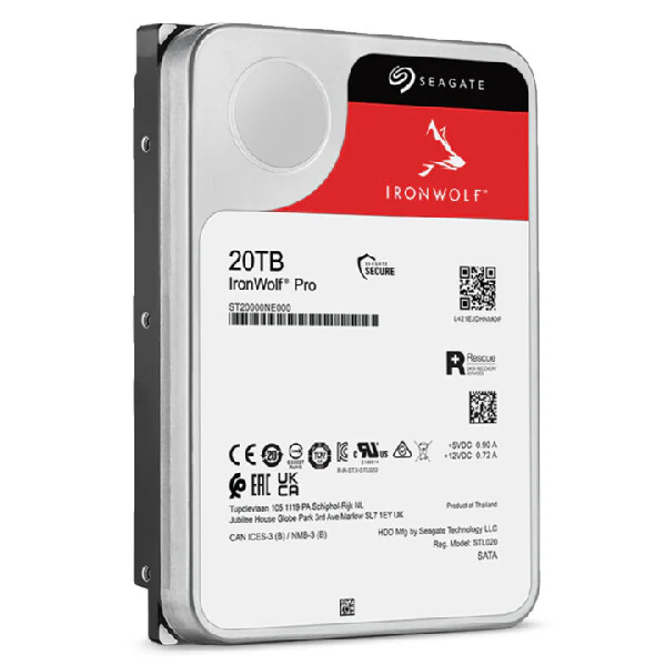 Seagate IronWolf Pro - 7.2K RPM Serial ATA III 3.5" HDD - 20 TB - Image 7