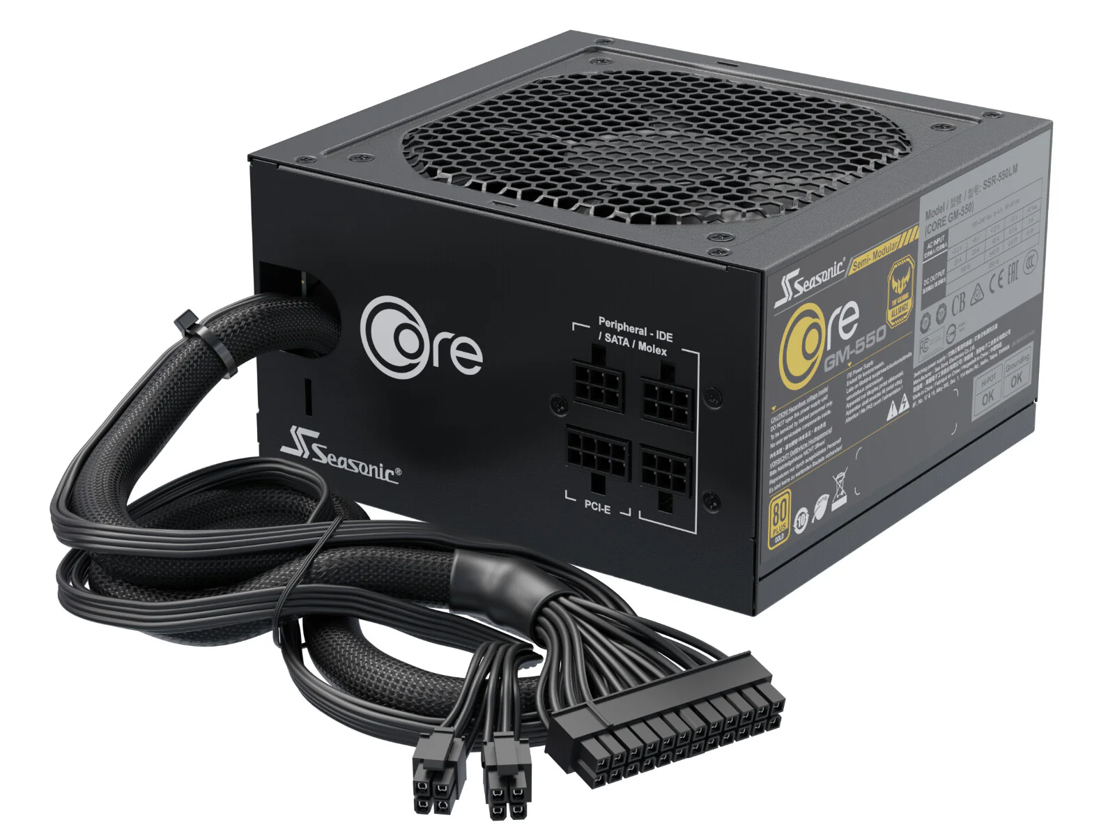 Seasonic CORE GM - 850W 80+ Gold Semi-Modular Power Supply Unit - Image 3