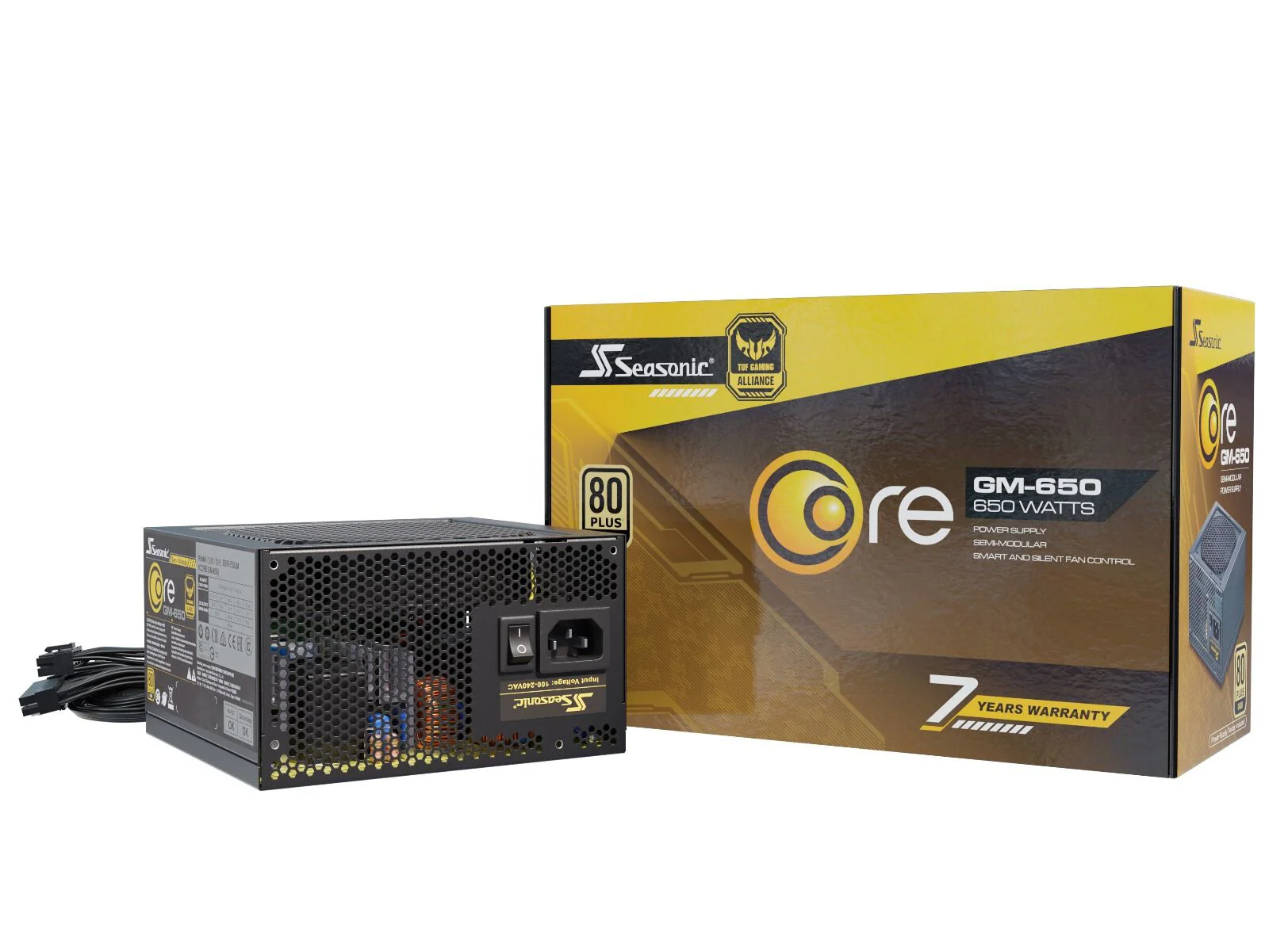 Seasonic CORE GM - 850W 80+ Gold Semi-Modular Power Supply Unit - Image 7