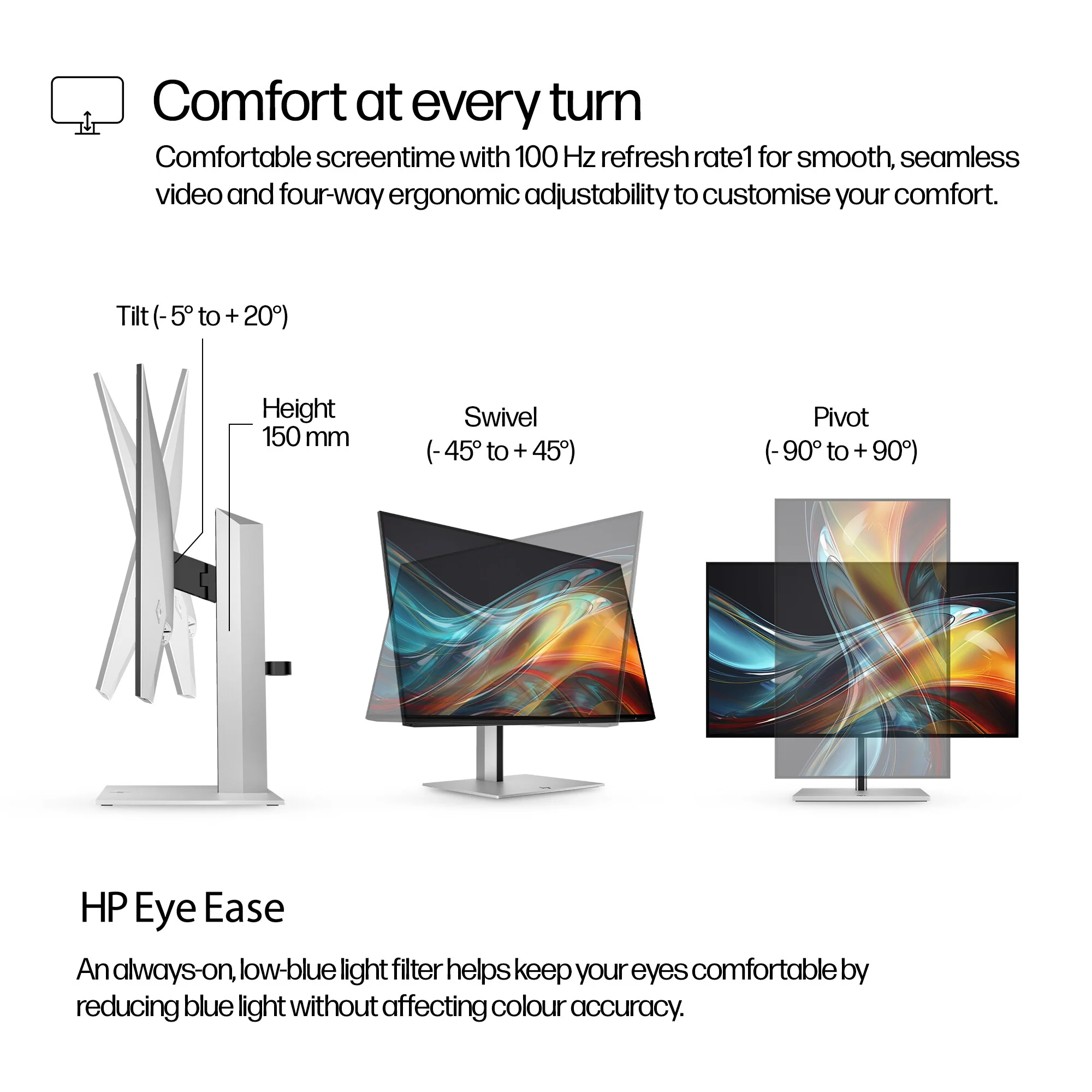HP Series 7 Pro 724PF - 60.5cm (23.8") - 1920 x 1080 pixels Full HD LED Monitor - Image 11