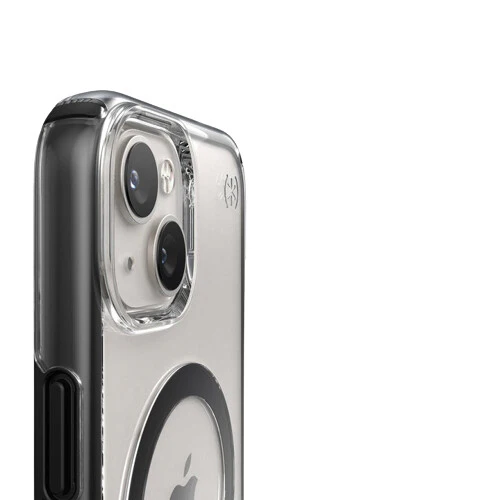 Speck Presidio Perfect with MagSafe for iPhone 14 Plus in Black / Transparent - Image 3
