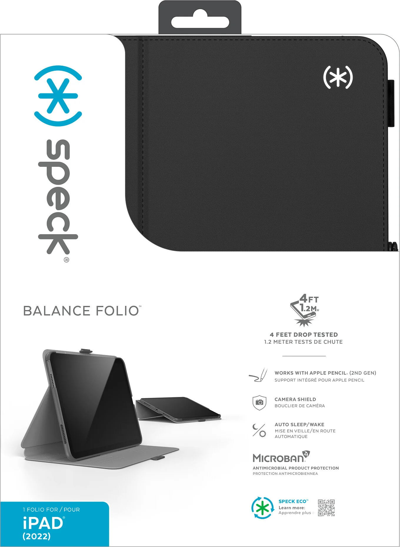 Speck Balance Folio Case for 10.9" iPad in Black - Image 9