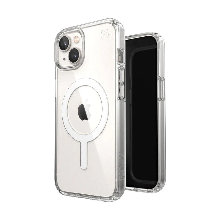 Speck Presidio Perfect Clear with MagSafe for iPhone 14 in Transparent - Image 3