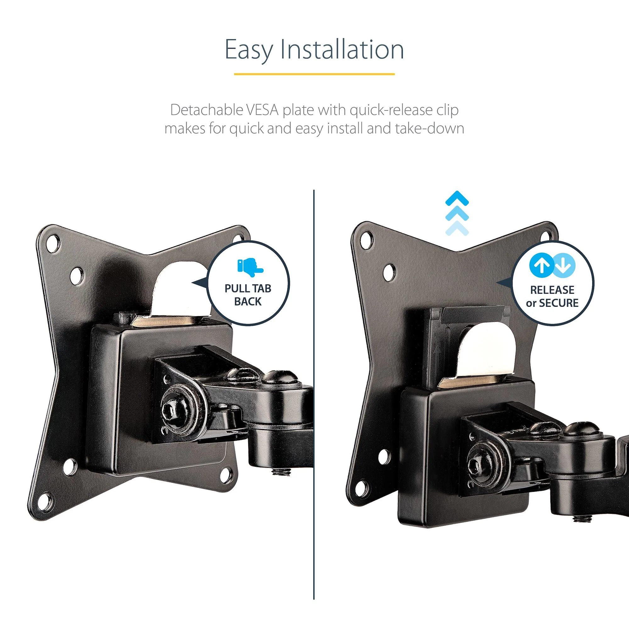 StarTech.com ARMPIVOTE2 - Desk monitor mount for 81.3 cm (32") to 124.5 cm (49") - Image 16