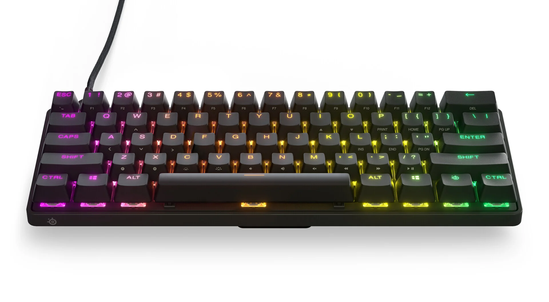 Steelseries Apex Pro Mini - USB Wired RGB Mechanical Gaming Keyboard in Black (QWERTY UK)