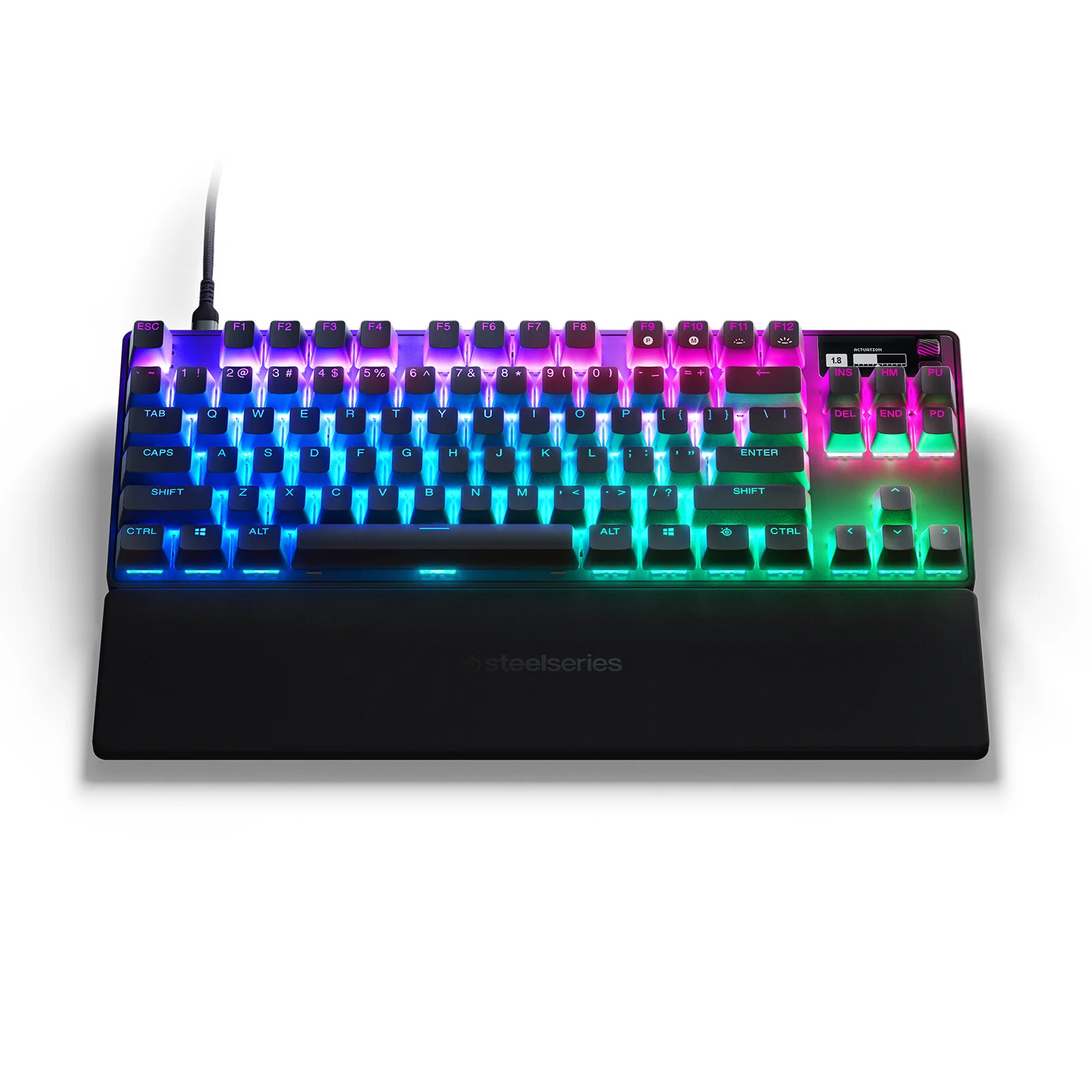Steelseries APEX PRO TKL - USB Wired RGB Mechanical Gaming Keyboard in Grey (QWERTY UK) - Image 2