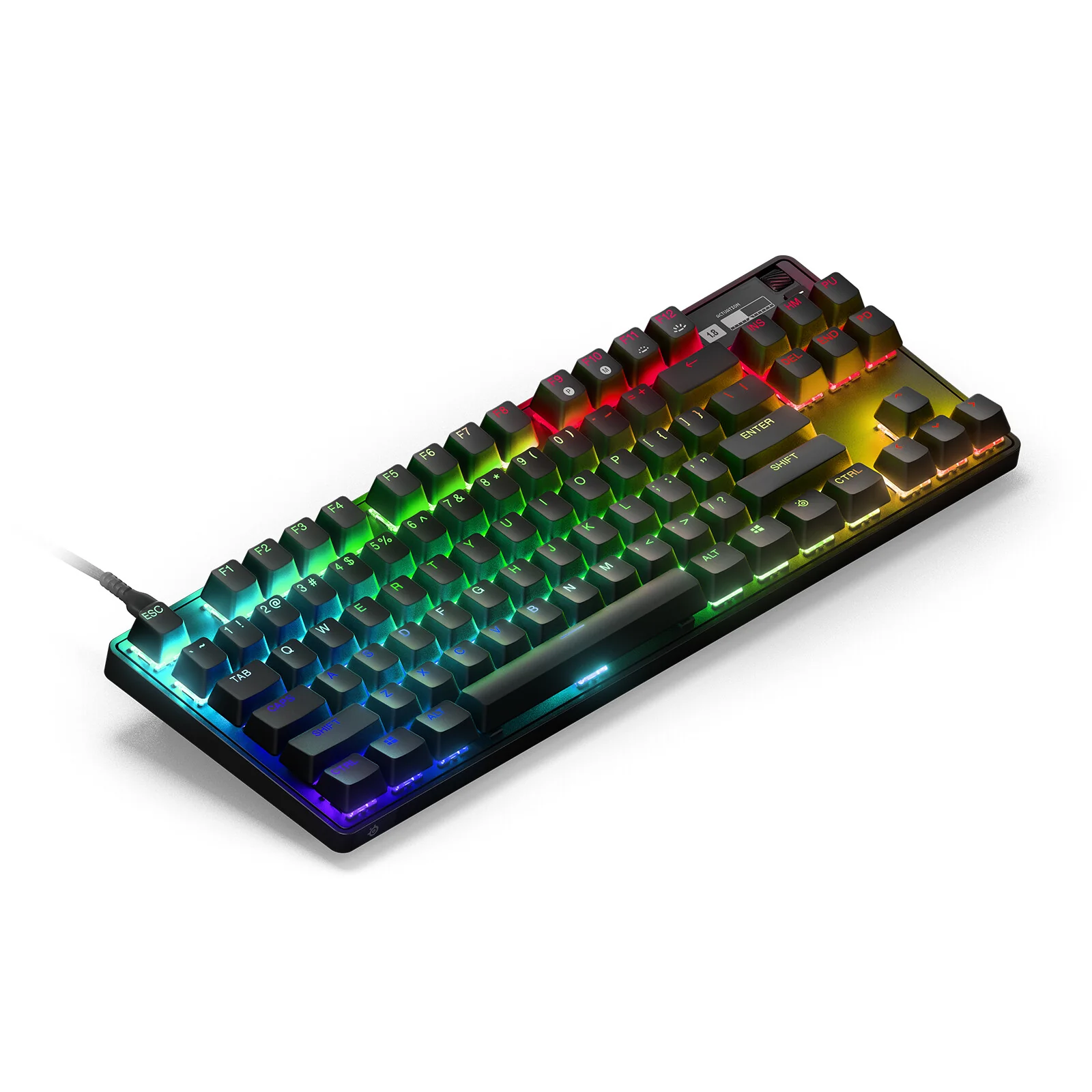 Steelseries APEX PRO TKL - USB Wired RGB Mechanical Gaming Keyboard in Grey (QWERTY UK) - Image 4